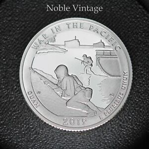 2019 S Silver Proof War in the Pacific ATB Quarter - From a Proof Set-99% Silver