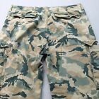 Levis Cargo Pants 38x32 Green Camo Outdoor Woodland Utility Tag 36x34