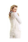 Cabi New Size M Sophia Sweater #5005 White Lace MSRP $129 Bride Wedding