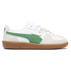 Puma Palermo Leather Lace Up  Womens Green, Grey, White Sneakers Casual Shoes 39