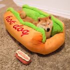 Pet Bed Hot Dog House Lounger Warm Removable Washable Dogs/Cats