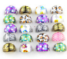 Lot New 100 Pcs Mix Colorful Leopard print Acrylic Children Rings Gifts 15MM