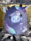 12” New Squishmallows Select Series Rivka the Blue Galaxy Cow