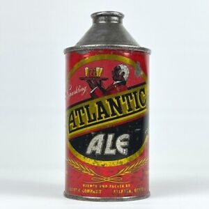 Atlantic Ale 12oz Cone Top Beer Can - Atlantic Company, Atlanta GA