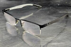 New ListingRay Ban RB 8412 2503 54mm Black Carbon Fiber Eyeglasses Frame 54[]17-145