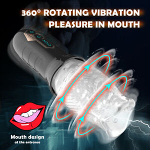 Male Masturbator Cup Automatic Rotating Stroker Pocket-Pussy Sex Toys for Men