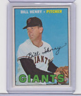 New Listing1967 Topps #579 Bill Henry   San Francisco Giants   HIGH #   NM