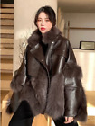 Vintage Warm Coat Faux Fur Women's Winter New Fashion Imitation Fur Padded Coat