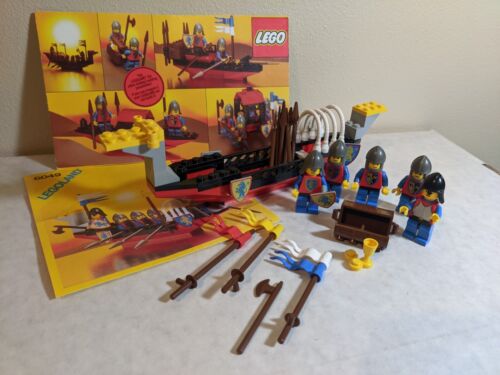 LEGO Vintage Castle #6049 Viking Voyager (1987) - 100% COMPLETE w/ instructions