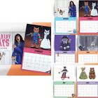 Scaredy Cats 2024 Monthly Calendar Cats Hangable Monthly Wall Calendar Planning