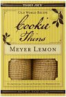 Trader Joe's Cookie Thins Meyer Lemon 9 oz Each