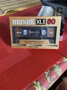 NEW Maxell XLII 60 Extra Fine Epitaxial Cassette Type II High CrO2