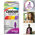 Centrum Silver MultiVitamin Multimineral Supplement, 65 Tabs For Women 50 Plus