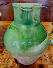 FRENCH ANTIQUE POTTERY CONFIT CERAMIC EARTHENWARE IRONSTONE GLAZED PITCHER