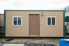 8'x20' Modular Office Construction Trailer Tiny Home Skidded Security Station