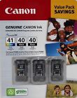 Canon 1 CL-41, 2 PG-40 Ink 3-Cartridges Cardboard package torn