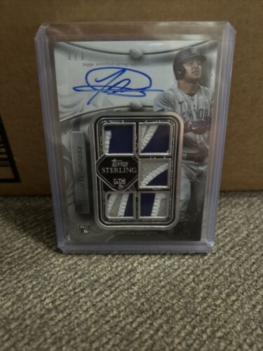 jasson dominguez 2024 Topps Sterling 5 Patch Auto 1/1