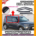WINDOW VISORS for 2020 → 2024 Kia Soul  / DEFLECTOR VENT SHADE RAIN GUARD
