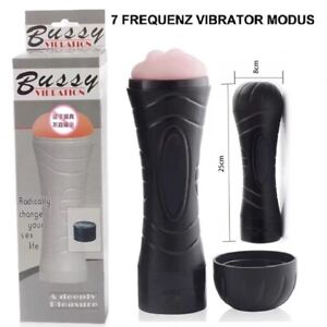 Pocket Pussy Vibration Cup Men Male Masturbator Stroker Vagina Sex Toy Vibrator