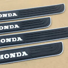 For Honda 4PCS Black Rubber Car Door Scuff Sill Cover Panel Step Protectors (For: 2000 Honda Civic EX-R Coupe 2-Door 1.6L)