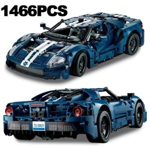 1466pcs Technical MOC 42154 Forded GT Muscle Sport Car Building Block Model Toys