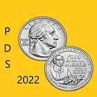 2022 P D S  (3 Coin) American Women Quarters - Nina Otero-Warren (BU)
