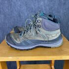 Keen Terradora Mid Womens 8 US Hiking Shoes Grey Lace Up Trail Boots *NO INSOLES