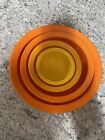 New ListingCalibowl Mixing Bowls Set 4 Smart Lip Design Yellow & Orange Variation￼￼