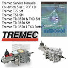 Tremec T5, T56, TR3550, TKO, TR3650, Transmission Service Manuals  PDF CD !!