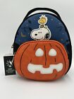 Peanuts Snoopy & Woodstock The Great Pumpkin Convertible Light-Up Mini Backpack