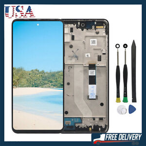 LCD Touch Screen Assembly Frame For Moto One 5G Ace XT2113-2 XT2113-3 6.7