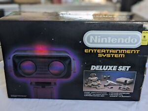 NES Nintendo DELUXE SET-Robot,Box Game,Manuals,Posters,NO Console,**Read Descr**