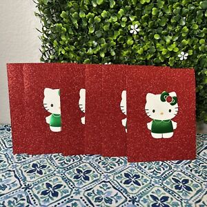 6 Cards Papyrus Christmas HELLO KITTY Warmest Wishes and Happy New Year