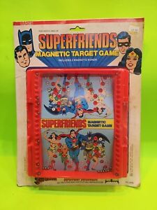 Original VINTAGE 1980 DC Superfriends Magnetic Target Game Nasta Superman Batman