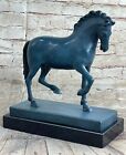 Vintage Hot Cast Green Bronze Tang Horse Metal Ornament Figurine European Deal