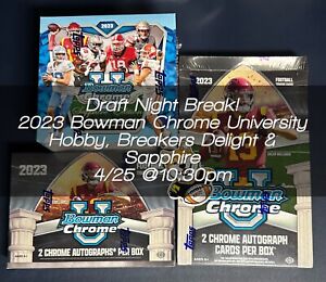 Michigan Wolverines NFL Draft Night Break: 2023 Bowman Chrome University