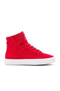 NEW SUPRA Skytop D Sneaker RED-WHITE 98148-602 8.5