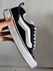 Vans Old Skool Womens Size 8.5 Black White Athletic Casual Shoes Sneakers 500714