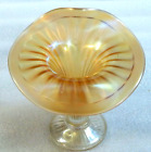 Antique FENTON Marigold Carnival Glass Jack in the Pulpit Lily Vase 6