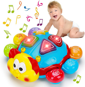 Baby Crawling Toy 6 to 12 Months Spanish English Bilingual Learning Toy for Infa