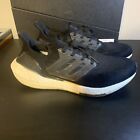 Adidas UltraBoost 21 Men's Size 9.5 Running Shoes Black White Knit FY0378