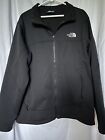The North Face Jacket Mens Size XL Black Windwall Full Zip Soft Shell
