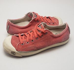Womens Keen Coronado Burgundy Vulcanized Denim Sneakers Shoes 1008504 Size 9.5