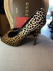 GUCCI Size US Size 9/ 39.5 Pony Hair High Heels Open Toe With Box : 246715
