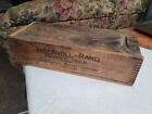 Vintage Ingersoll Rand Company Wooden Shipping Box Crate Athens Pennsylvania