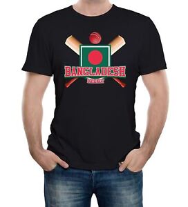 Mens Bangladesh Cricket Supporter Flag T-Shirt World Cup Twenty Test Match