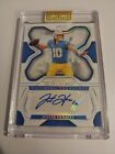 Justin Herbert 2022 Panini National Treasures Holo Silver AUTO 18/25 SP Chargers
