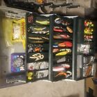 LARGE Lot Assorted Rapala fishing Lures, Dare Devil, Lazy Ike, And More