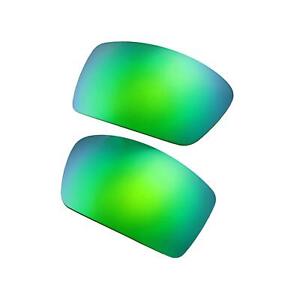 New Walleva Mr.Shield Polarized Emerald Replacement Lenses For Oakley Gascan