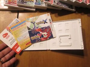 EMPTY CASE Pokémon Y Nintendo 3DS COMPLETE W/ MANUAL AUTHENTIC POKEMON
